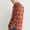 Relaxed Fit Plaid Flannel Shirt - Image 3